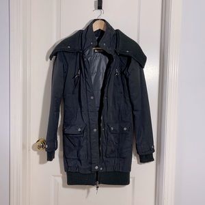 Bench Long Jacket w/ Removable Collar